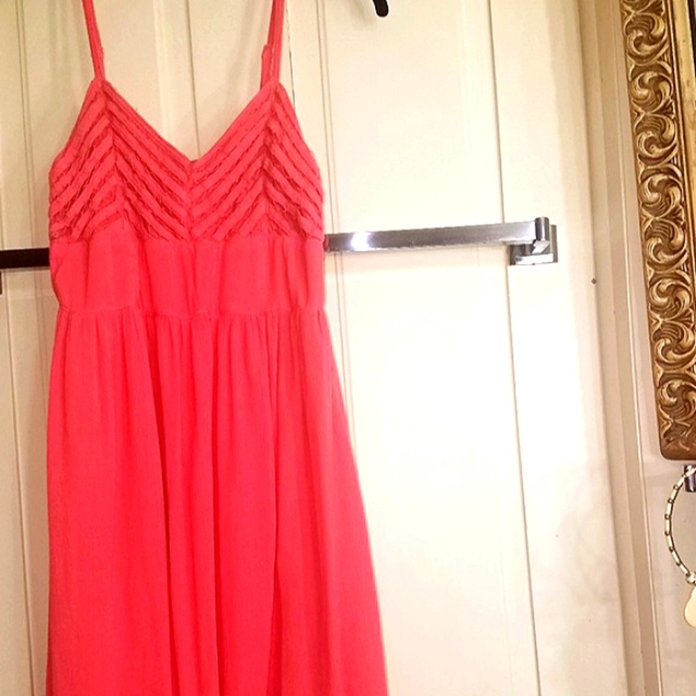 Delia's melon colored dress
